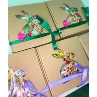 Wielkanocny Zestaw prezentowy Zajączek cz. ciemna