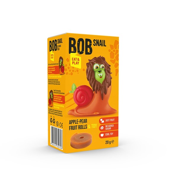 Bob Snail jabłko-gruszka z zabawką 20g