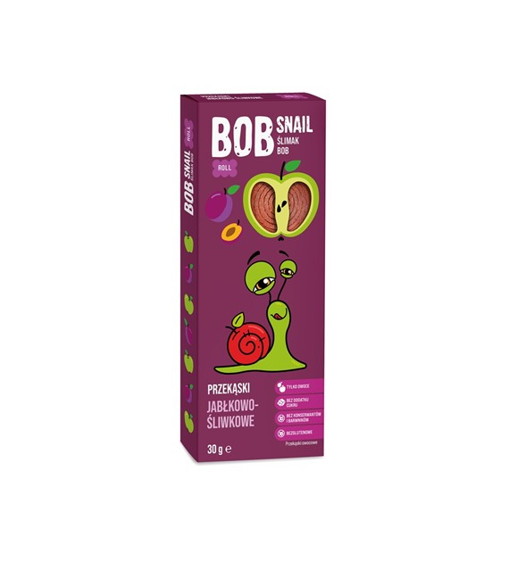 Bob Snail jabłko-śliwka 30g