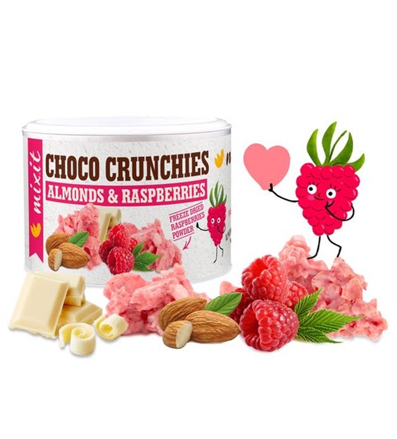 Mixit Choco Crunchies Migdał & Malina, 140g