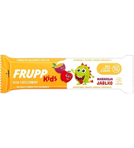 Baton Frupp Kids Jabłko, Marakuja 9g,  Celiko