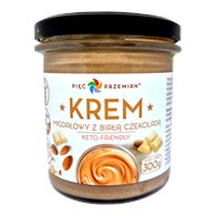 Krem KETO migdałowy z białą czekoladą 300 g - PP