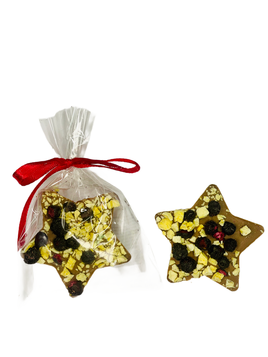 Mini Gwiazdka cz. mleczna z  jagoda  brzoskwią 20g