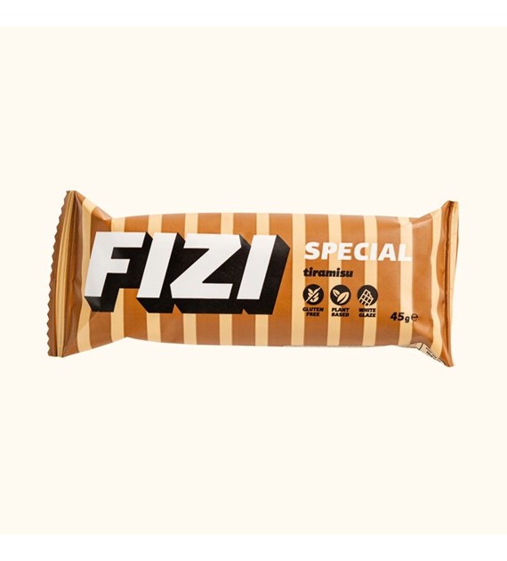 FIZI baton w białej polewie czek. Tiramisu 45g