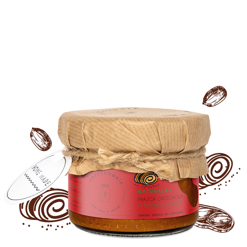 Orzechownia miazga o smaku makowca 200g