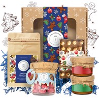 Orzechownia Świąteczny zestaw prezentowy niebieski