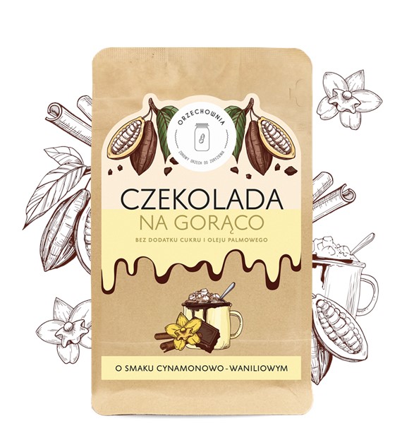Orzechownia Czekolada do picia cynam-waniliow 180g