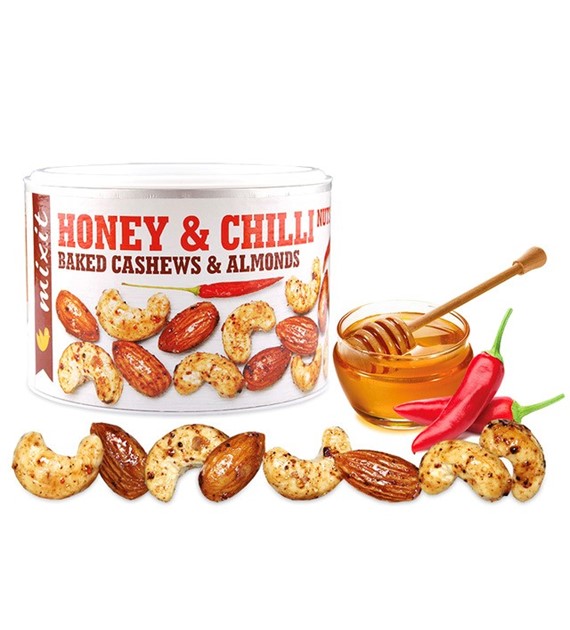 Mixit Chilli Mix Nuts - Pieczone orzechy z miodem