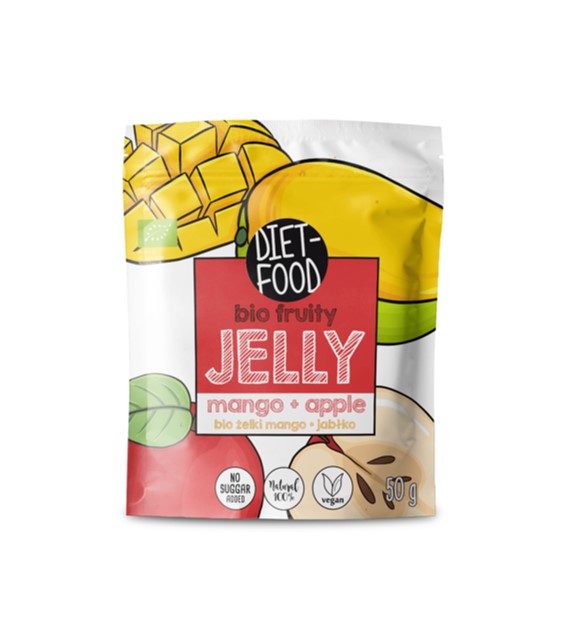 Diet-Food Bio Żelki Mango-Jabłko, 50g