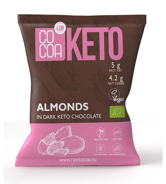 Cocoa Migdały w czekoladzie Keto, 70g
