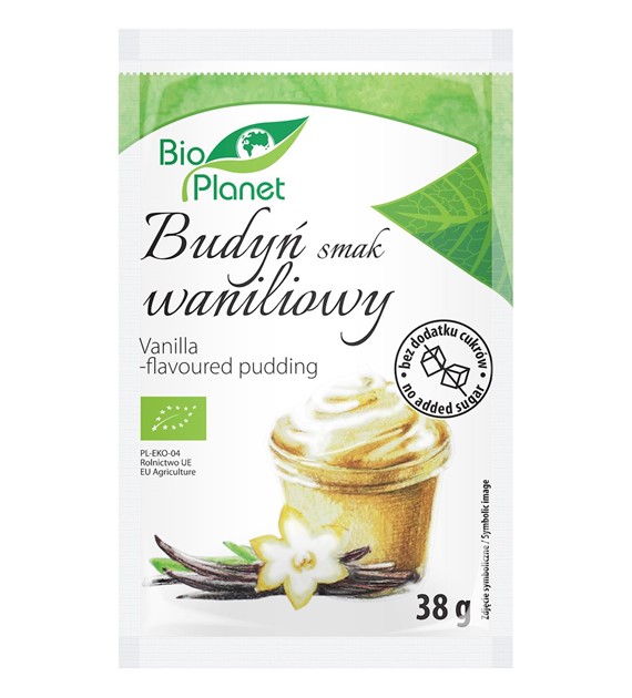 Budyń waniliowy BIO 38g, Bio Planet