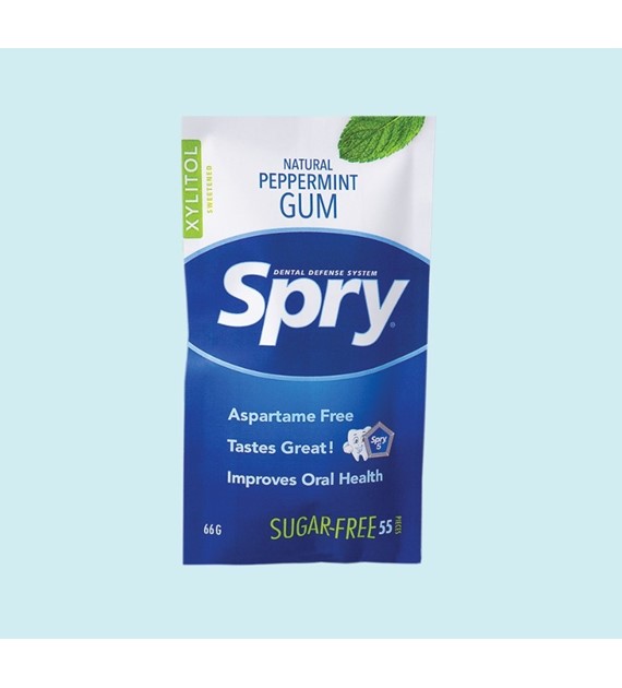 Guma do żucia Spry 55 szt. smak M. Pieprzowa