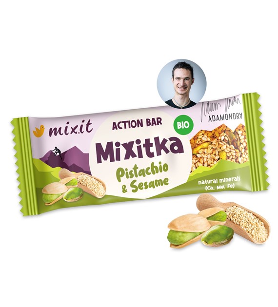 Mixit, Mixitka Action BIO – Sezam i pistacje, 34g