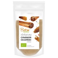 Cynamon cejloński mielony bio 125g, Batom