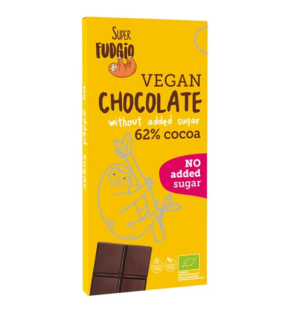 Ekologiczna czekolada kokosowa, 80g Super Fudgio