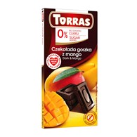 Czekolada gorzka z mango bez cukru, Torras