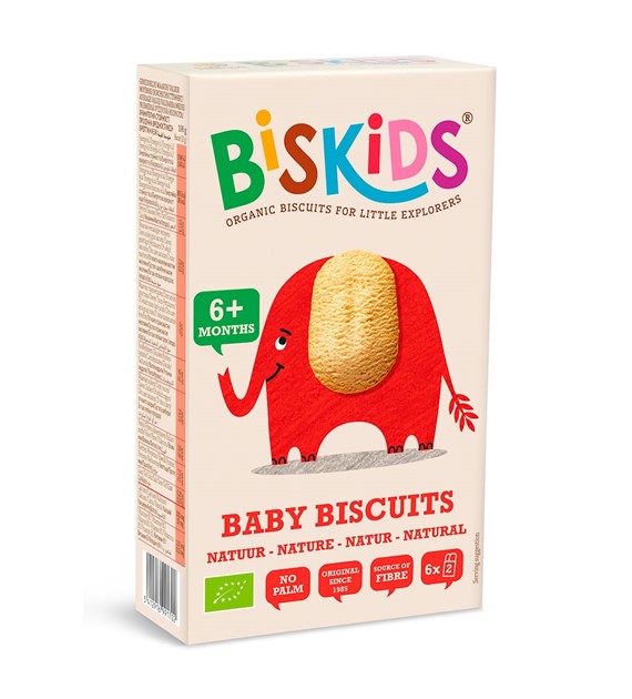Biskids ciasteczka od 6 miesiąca Bio, 120g