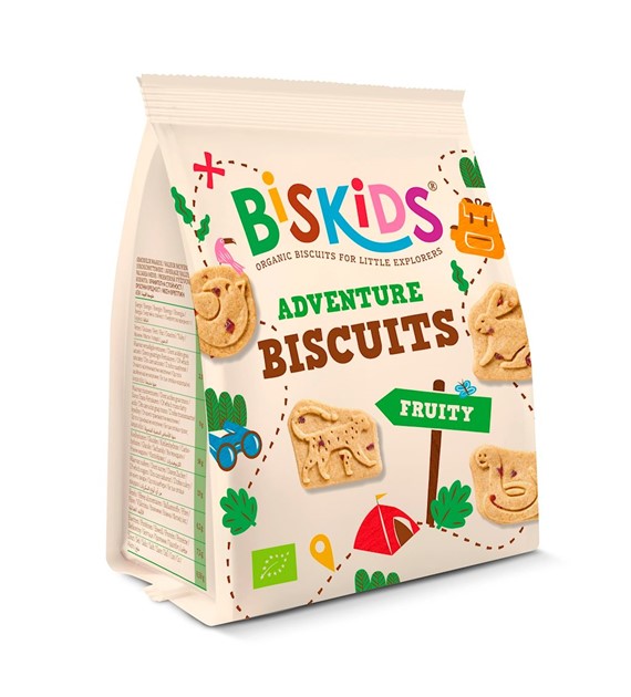 Biskids ciasteczka wielozbożowe jabłkowe Bio, 100g