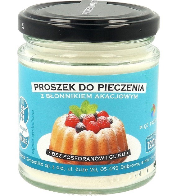 Proszek do pieczenia z błonnikiem akacjowym 120g