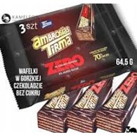 Wafelki przekładane kremem 70% kakao, Ambrozias