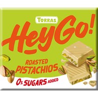 Czekolada biała z prażonymi pistacjami Torras, 60g
