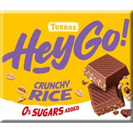 Czekolada mleczna crunchy z ryżem, 60g Torras