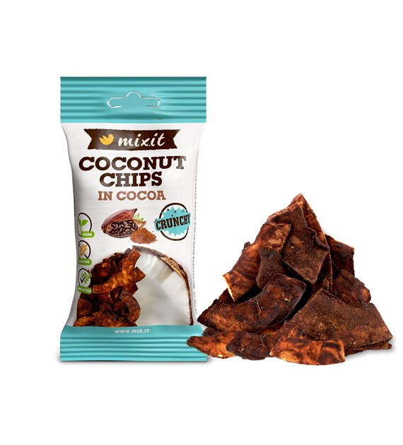 Mixit chipsy kokosowe - Kakao, 45g
