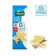 Wafelki waniliowe bez dod cukru Florbu 150g