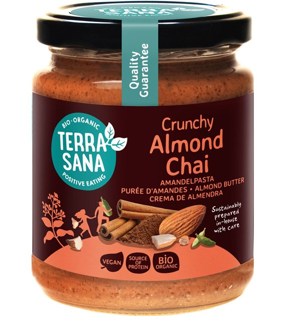 KREM MIGDAŁOWY CRUNCHY BIO 250 g TERRASANA