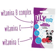 Lily Candy drażetki o smaku malinowym  40 g