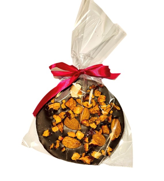 Bombka cz. ciemna ze śliwką i migdałami, 40g