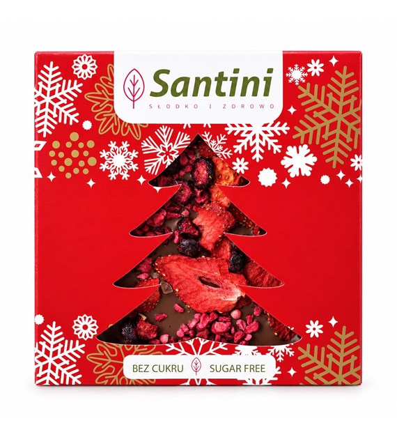 CHRISTMAS - Czekolada mleczna malina trusk. porz.