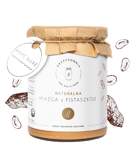 Orzechownia miazga fistaszkowa, 500g