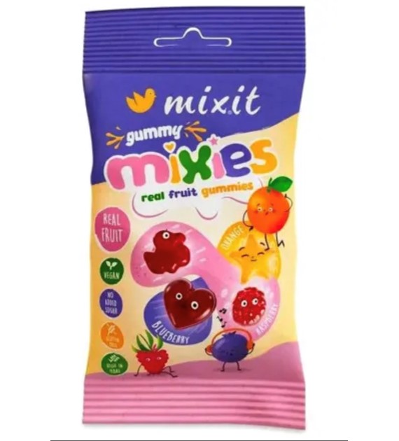 Mixit MIXIES naturalne żelki owocowe, 35g