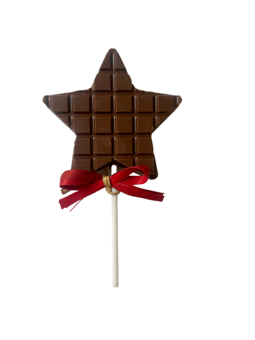 Lizak GWIAZDKA z czekolady mlecznej, 30g