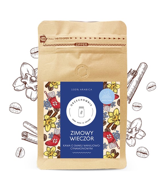 Orzechownia kawa Zimowy wieczór mielona, 200g